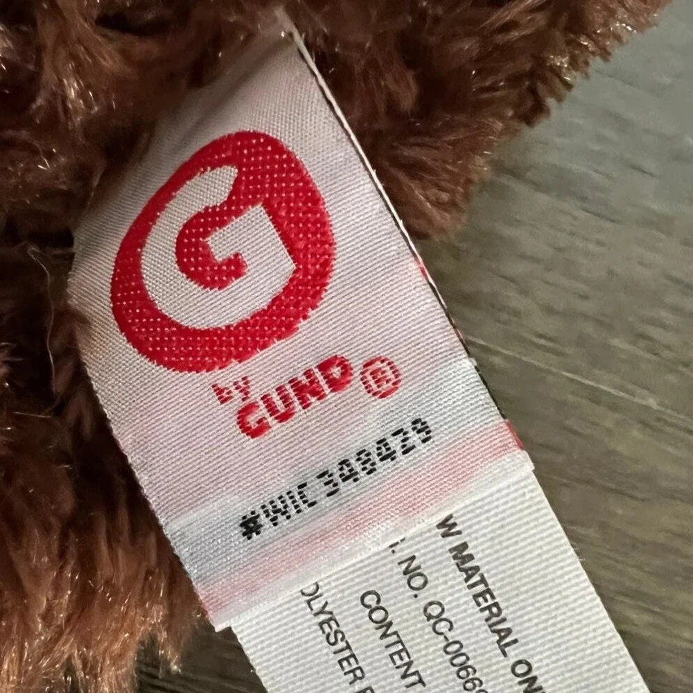 G by Gund Philbin Chocolate Brown Teddy Bear Shaggy Plush Stuffed Animal 348429